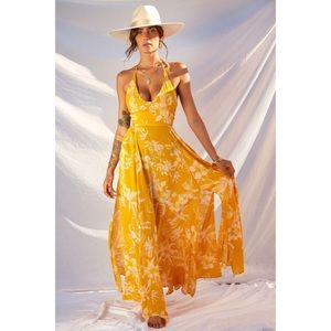 NWT FREE PEOPLE LILLE PRINTED MAXI DRESS